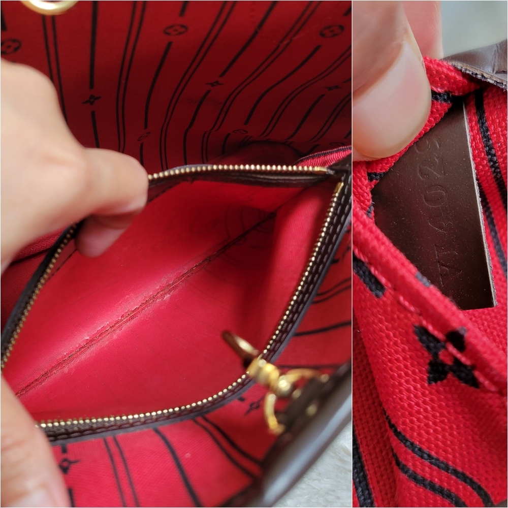 💕CLASSIC Tote Bag LOUIS VUITTON Neverfull PM Damier Ebene - Picture 16 of 16